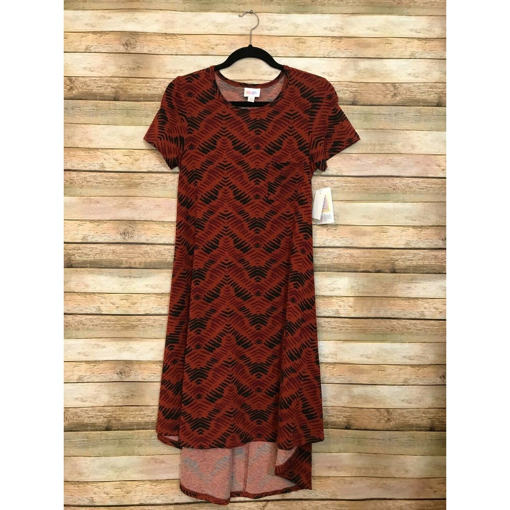 Lularoe Carly Dress Xs Chevron Tribal